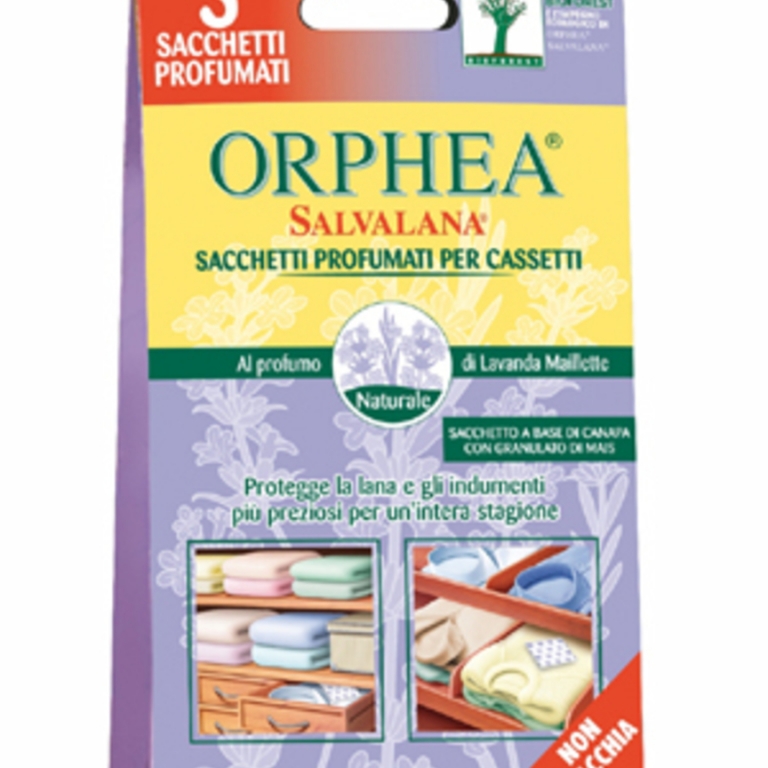 orphea protect wool bags lavender x3